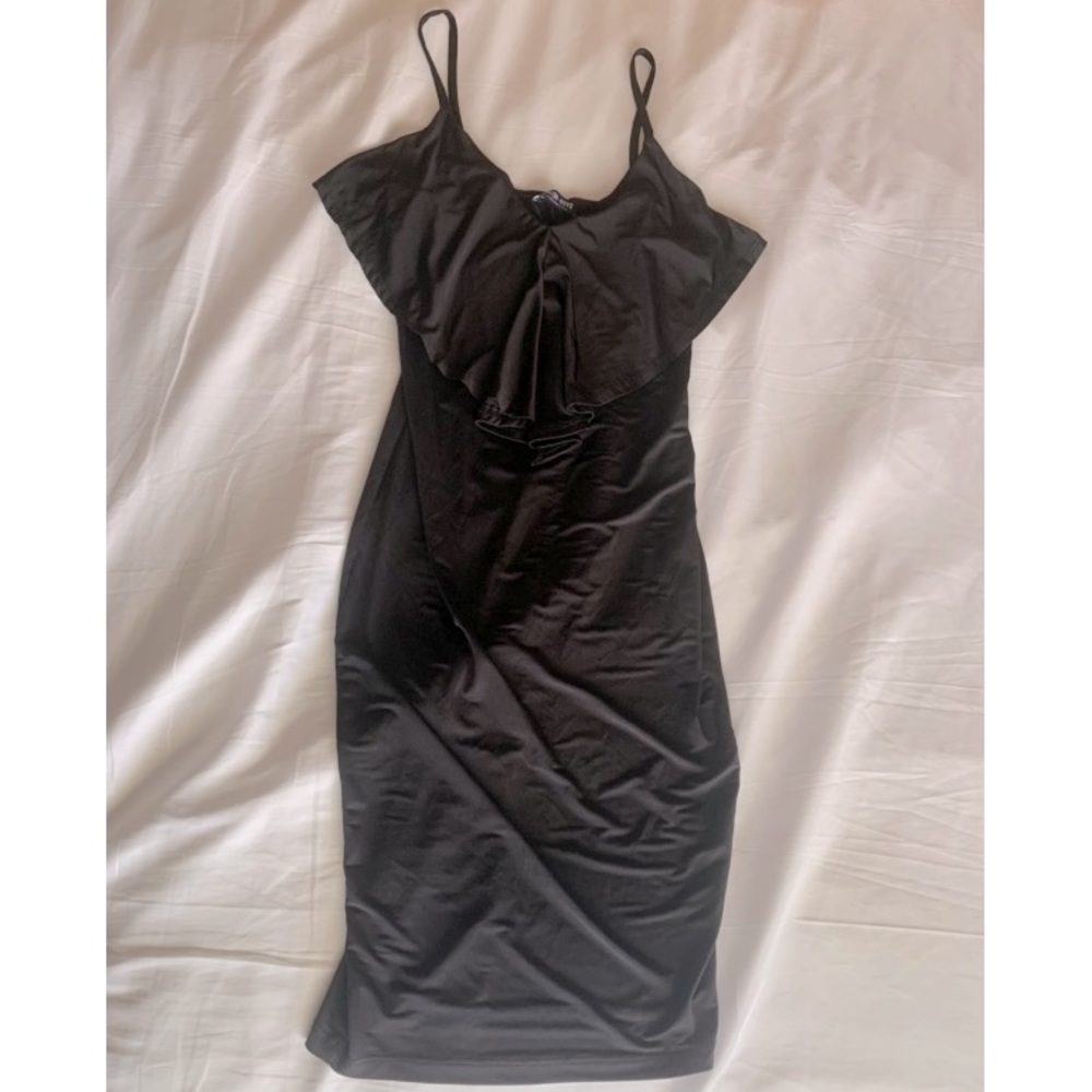 Black spandex dress